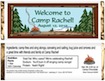 personalized camping theme candy bar wrapper
